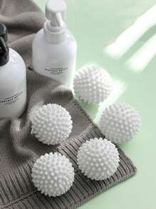 6 bolas esponjosas para la colada - Eliminador de pelo de mascotas, absorción y eliminación de pelo de la ropa, bolas de limpieza para lavadora - Mejora tu experiencia de lavado Accesorios para lavadora: Bolas de lavado reutilizables, bolas de lavado para lavadora, bolas para lavadora-secadora, bolas suavizantes de tela para lavadora-secadora