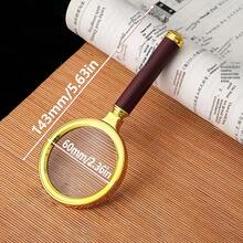 1pc High Definition Handheld Magnifier, High Magnification, Focusing Lens, Reading & Decorative Magnifier - Multicolor - View 14