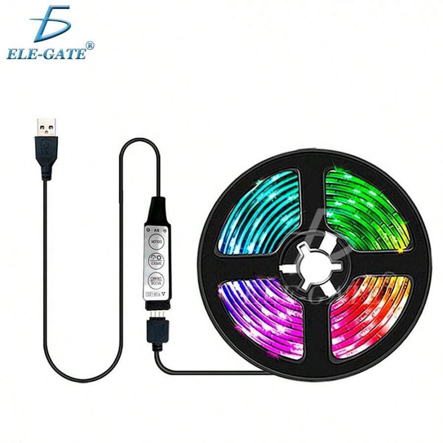 Modelo LED.44.5 Tiras de luces LED RGB 5050 de 5 - Blanco - Ver 1