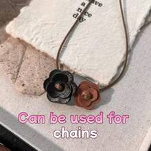 10pcs 3D Flower Shaped High-End Wooden Decorative Buttons Can Be Used For Clothing Buttons Such As Coats, Sweaters, Knitwear, Windbreakers, Jackets, Etc. They Have A Strong Sense Of Three Dimensionality And Can Also Be Used For DIY Handmade Decorations, With A Variety Of Colors And Sizes. - Multicolor - View 7