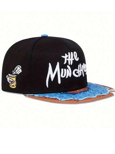 Mũ lưỡi trai bóng chày họa tiết Donut cá nhân hóa, Mũ có thể điều chỉnh theo phong cách Mỹ giản dị, phù hợp cho cả nam và nữ vào mùa xuân, thu, hè, sinh viên, hip hop, trượt ván