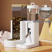 1pc Hamster Water Bottle Feeder, Large Capacity Multi-Function Food Bowl For Hamsters - Multicolor - View 9