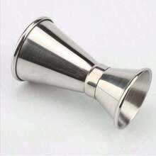 1pc Stainless Steel Measuring Cup, Cocktail Shaker,Bar Tool Jigger, Double Drink Alcohol Measuring Tool,Home Bar Liquor Whiskey Bartender Measure Tool, Halloween And Christmas Party Supplies - Bạc - Xem 5