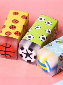 5块橡皮擦, 橡皮球, 创意可爱橡皮擦, 创意卡通, 不易沾污, 文具, 学校, 学校用品, 橡皮擦, 学校文具用品, - 彩色 - 查看 16