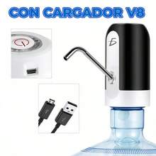 Dispensador de agua eléctrico recargable por USB - Blanco - Ver 5