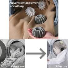 10个/包洗衣球，防缠绕魔力洗衣球，专为洗衣机设计，防止衣物缠绕，清洁力强 - 多色-顏色隨機 - 查看 5