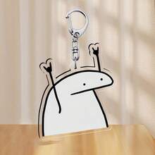 Bộ 1/6 móc khóa Acrylic biểu cảm trái tim vui nhộn, móc khóa nhân vật hoạt hình thời trang màu trắng trong suốt, mặt dây chuyền ba lô, móc khóa điện thoại, quà tặng cho cặp đôi/người hâm mộ, phụ kiện xe hơi trường học, phụ kiện túi xách Y2k dễ thương, phụ kiện xe hơi, ý tưởng quà tặng cho giáo viên, bạn bè, chị em - Nhiều màu - Xem 7