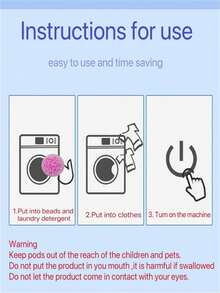 1 Bottle (Approximately 110g Per Bottle) Laundry Fragrance Beads, Softening & Long-Lasting Scented, Laundry Detergent Beads, Fabric Softener - Multicolor - View 9