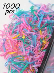 1/3/5/7/8pcs Hair Styling Tool Set, 200ml Spray Bottle, Detangling Brush, Volumizing Brush, Tail Comb, Edge Brush, Braiding Tools, Elastic Hair Tie Pliers, Disposable Hair Tie Remover, Curling Hair Tie Remover - Pink - View 5