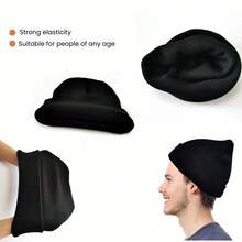 4pcs/Set Burglar Costume Kit - Canvas Bag, Gloves, Eye Mask, Hat, Thief Prisoner Cosplay Outfit, Unisex, Suitable For All Seasons, Halloween