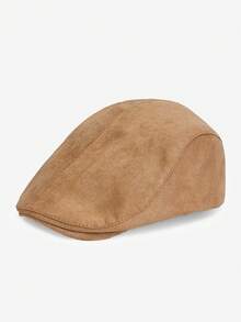 1pc Solid Color Minimalist Beret Hat, Adjustable Circumference Retro Warm Newsboy Cap, Suitable For Autumn/Winter Outings, Fashionable Accessory, Great Gift,Summer,Beach,Holiday,Festival,Travel - Multicolor - View 13
