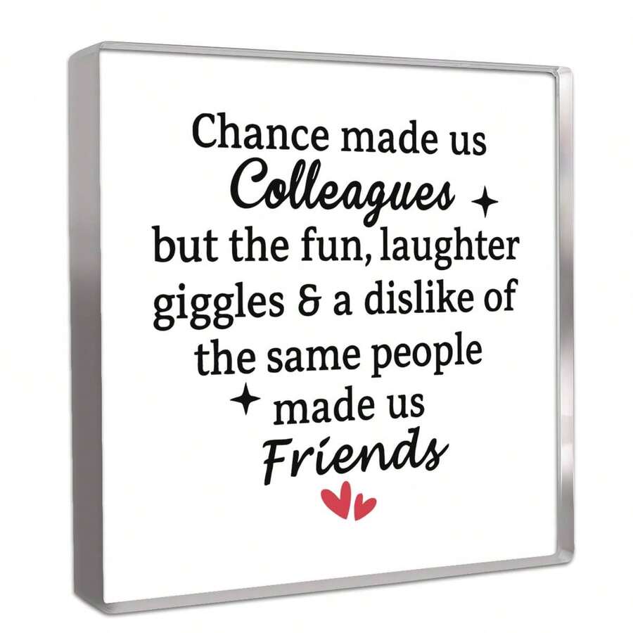 Centres de table Cadeaux de départ amusants pour collègues femmes - Décoration de bureau mignonne, décoration de bureau pour le travail, cadeaux uniques pour femmes, décoration de bureau bohème, décoration de chambre esthétique, cadeaux pour collègues femmes - Idéal pour les fêtes de bureau, les événements d'adieu et les célébrations générales liées au bureau