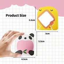 Sticky Notes Pads, Post Its Postit Notes, Cute Sticky Notes, Stick Notes, 6 Cute Little Animals Patterns Home Office School - Multicolors - View 3