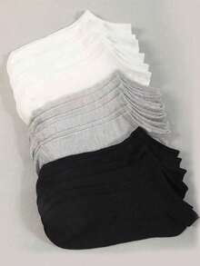 15/1 Paar zufällige Farbe 67 Stile Kindersocken, schwarz weiß grau atmungsaktive gemusterte Socken, Jungen Basketball Socken, Preppy Stil Socken, Lustige Nummer Socken, Retro Knöchelsocken, Jungen & Mädchen Sport Socken Laufsocken Geschenk - Verschiedenfarbig - Übersicht 6