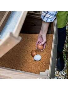 Wiederverwendbare Kokosblatt-Matte, feuchtigkeitsbeständige und warme Nestunterlage für Vögel und Reptilien, einfach zu pflegen