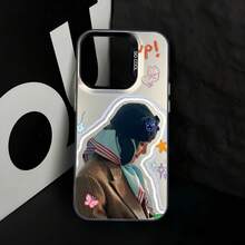 Funda de teléfono con grafiti de G-compatible con modelos de 16, 15, 14, 13, 12, 11 Pro, X, XR, XS, 8 y Plus, con un dorso mate.17  17promax - Negro - Ver 5