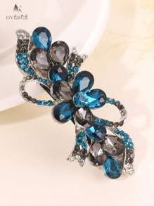水钻花朵装饰发夹 波西米亚风 情人节 爪夹 发爪 发卡 发饰
