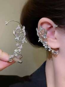 2 件蝴蝶仙子耳环，非常适合跳舞、日常聚会和节日。万圣节