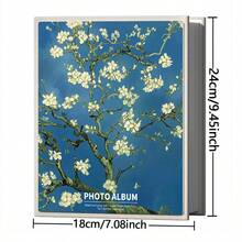 6-Inch 200-Pocket High Capacity Photo Album Book, Memo Album