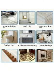 1支装超白硅胶密封胶 - 多用途密封胶，适用于管道、厨房、缝纫工具、水桶、房车和船只，室内/室外均可使用，也可用于墙壁、通风口和排水连接处，随机款式 - 彩色 - 查看 8