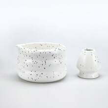 2PCS/Set Japanese Matcha Set Matcha Bowl With Mouth Song Dynasty Tea Tip Tool Matcha Whisker Stand Back To School