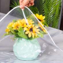 1 块透明桌布，多功能矩形/方形设计，适用于餐桌和厨房餐桌，易于清洁