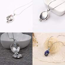 UoYu 2 Pcs The Vampire D. Opening Vervain Locket Pendant Necklace And Daywalking Katherine Necklace Pendant Necklace-Royal Blue With Transparent Box2025 - 1 - 查看 5