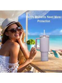 1 pieza Funda protectora de silicona para Tumbler H2.0 de 20-40 Oz y Botella de Agua de 12-24 Oz - Funda para la parte inferior de la taza que se ajusta a los accesorios de la taza (Tumbler no incluido)