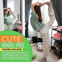 3pcs Multi-Functional Double-Sided Silicone Suction Cup Phone Holder, Providing Strong Double-Sided Suction And Grip, Anti-Slip And Strong Adhesion, Car Electronics Accessories, Car Phone Mount Compatible With IPhone, Android Phone, Gift For Birthday, Family, Friends Phone Stand, Phone Accessories