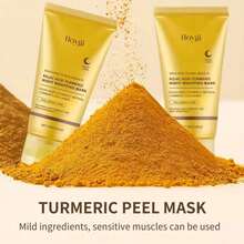 Máscara de Limpeza Suave com Colágeno e Extrato de Açafrão + Essência de Caracol, Hidratante, Nutritiva, Cuidados para Pele Macia