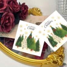 20pcs Christmas Theme Party Napkins, 2-Ply Disposable Paper Napkins, Suitable For Christmas, New Year Party Decoration, Holiday Decor, Tabletop Decor, Restaurant Decor, Wedding And Festival Use - Multicolor - View 10