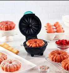 Máquina para preparar mini panqués mini pasteles electrodoméstico práctico cocción rápida antiadherente diseño compacto - Multicolor - Ver 6