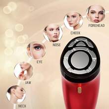 Face And Neck Beauty Massager For Wrinkles, Fine Lines, Puffy Skin, Uneven Skin Tone, Lymphatic Drainage, Lifting And Firming Facial Sculpting Tool With Light Therapy