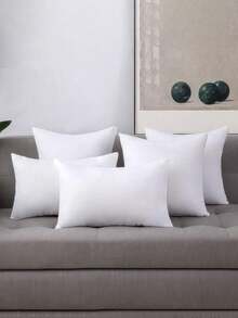 1pc/2pcs/4pcs White Pillow Inserts, High Quality Throw Pillow Inserts, Suitable For Sofa, Living Room, Bedroom Home Decor, Seat Support Cushion Inserts