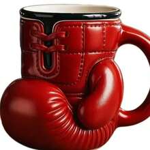 Einzigartiger Boxhandschuh Becher, Edelstahlbecher, Kaffeebecher, Harz-Tischdekor
