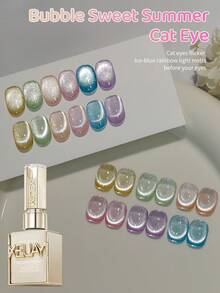 Sơn gel mắt mèo lấp lánh 6 màu XEIJAYI 15ml, nghệ thuật vẽ móng từ tính lấp lánh. Dễ dàng tự làm tại nhà với độ bền lâu, chất lượng như ở salon. Móng tay - Nhiều màu - Xem 5