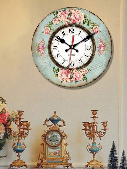 1pc Nautical Themed Wooden Wand Klok Anchor 10/12 Inches, AA Battery Powered, Ideal Home, Office, Or Vintage ed