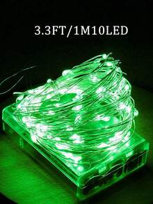 1PC LED Battery Box Copper Light String, Battery Powered, Suitable For Parties, Birthdays, Valentine's Day, Weddings, Anniversaries, Halloween, Christmas, Easter Decorative Atmosphere LED Light String Christmas Decoration XMAS Decor Christmas Tree Gift Decor Thanksgiving Wedding Home Decor Home Decor Fall Decor Autumn Decor Birthday Decorations For Gifts Party Supplies Indoor Outdoor Garden Holiday Festival Decor Halloween Decor Wall Decor Halloween Ornaments