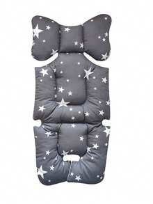 1件婴儿推车座椅垫衬垫，纯棉通用婴儿汽车座椅垫，婴儿车/摇篮/手推车垫配件 - 彩色 - 查看 11