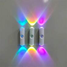 Intelligent Motion Sensor Light, Dual-Head Cat Eye Sensor Lamp, Auto Lighting, Rechargeable 3-Color/Rechargeable RGB Options, USB Powered, Night Light, Suitable For Bedroom, Bathroom, Elderly Room, Children's Room