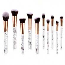 Set de pinceles de maquillaje profesional - Blanco - Ver 3
