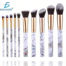 Set de pinceles de maquillaje profesional - Blanco - Ver 1