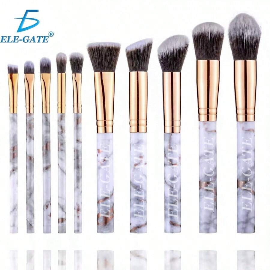 Set de pinceles de maquillaje profesional - Blanco - Ver 1