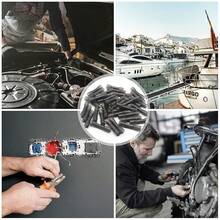 Conectores de extremo termorretráctil, 50 unidades de 14-12 AWG, conectores de alambre de crimpado aislados de grado marino, conectores eléctricos impermeables, empalme a tope para cableado de barco y - 14-12 AWG - Ver 4