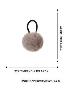 2/10 Stücke süße Plüsch Haargummis, Haraccessoires für Katzen und Hunde, fröhliches Welpen Zubehör