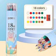 Lápices de colores para niños, suministros de pintura y dibujo de graffiti y dibujos animados, set de lápices de colores creativos para estudiantes de primaria