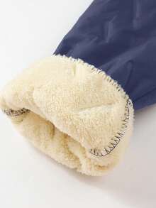 Women's High Waist Warm Fleece Leggings - Winter Thermal Yoga Pants, Stretchy Sports Running Tights, Suitable For Running And Fitness - Blue - View 6