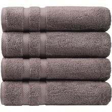 SOFE H&L. |   Olea - Juego de 3 toallas de baño de algodón turco de lujo: 1 toalla de baño, 1 toalla de mano, 1 paños de lavado,, gruesa, premium, suave, duradera y absorbente - juego de toallas de - Gris Oscuro - Ver 12