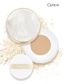 CATKIN CATKIN Chic Luxury Loose Baking Setting Powder 15g Silky, Weightless, Blurring, Smooths, Minimizes Pores And Fine Lines Vegan Formula Natural Medium C02 SHIMMER IVORY