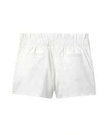 Janie And Jack Pleated Paperbag Waist Short - White - View 3